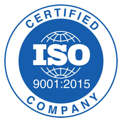 ISO 9001 certified company